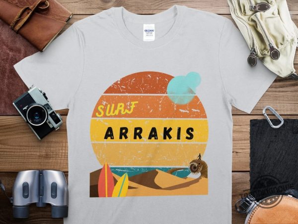 Dune Shirt Sweatshirt Arrakis Shirt Vintage Distressed Surf T Shirt Sci Fi Classic Shirt trendingnowe 3