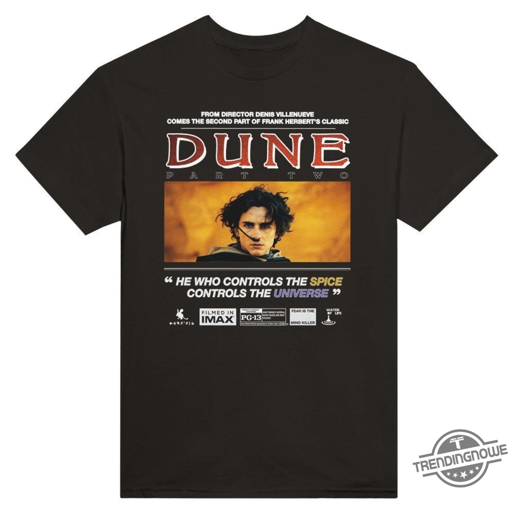 Dune Part 2 Shirt Dune Spice Shirt Dune T Shirt
