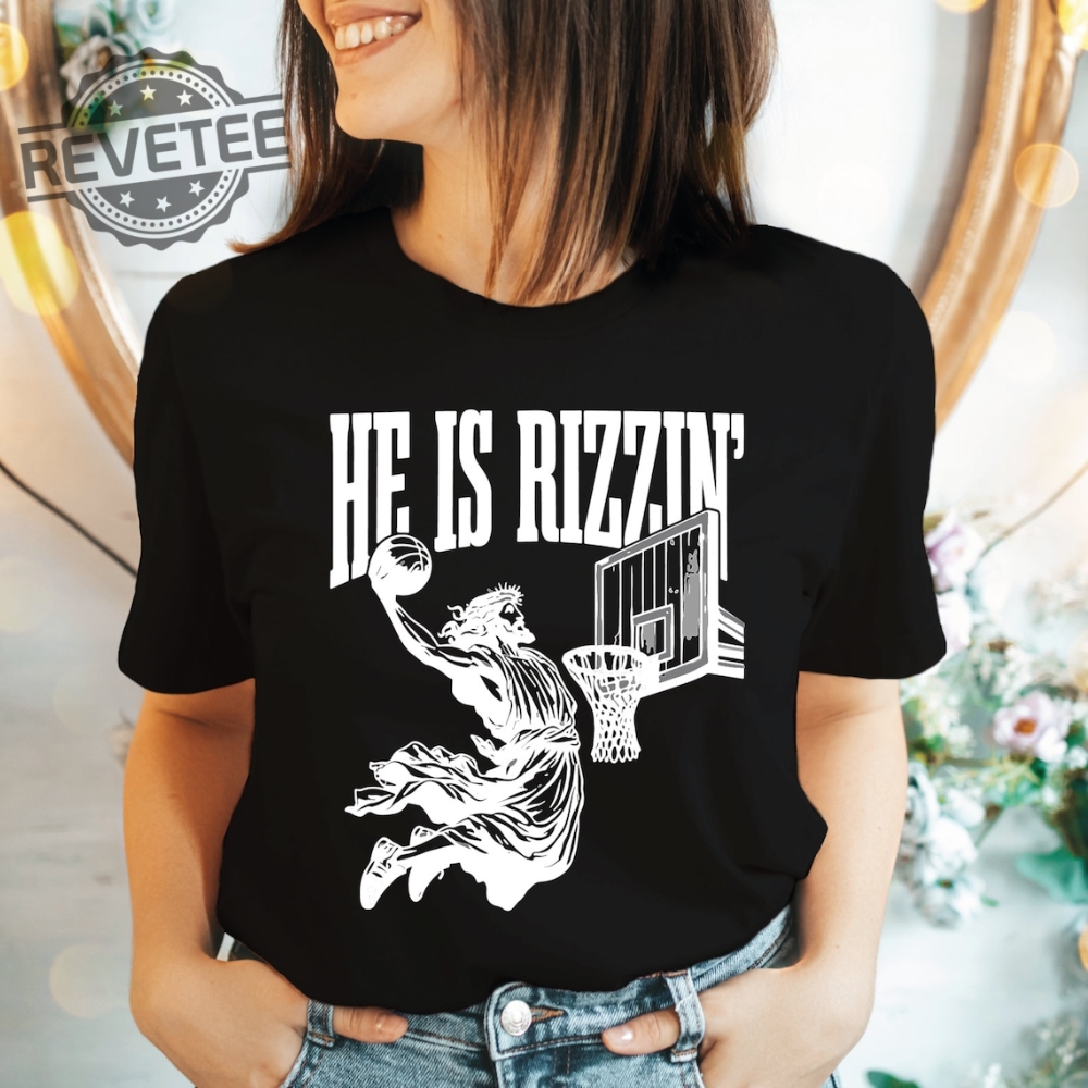 He Is Rizen Tshirt He Is Rizen Funny Easter Shirt He Is Rizzen Jesus Shirt Funny Easter Shirt Easter Gift Easter Day Gift