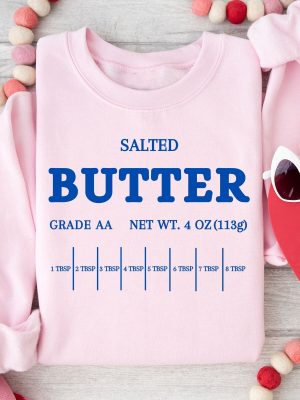 Vintage Salted Butter Sweatshirt Butter Sweatshirt Funny Baking Shirt Baker Gift Foodie Gift Salted Butter Shirt Stick Of Butter revetee 2