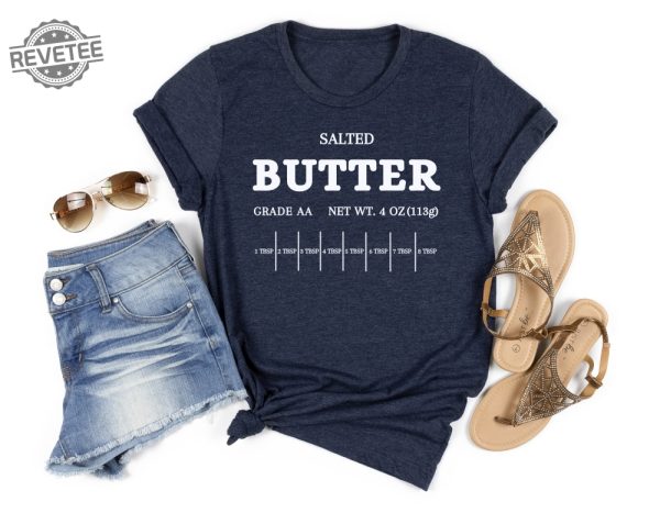 Vintage Salted Butter Sweatshirt Butter Sweatshirt Funny Baking Shirt Baker Gift Foodie Gift Salted Butter Shirt Stick Of Butter revetee 4