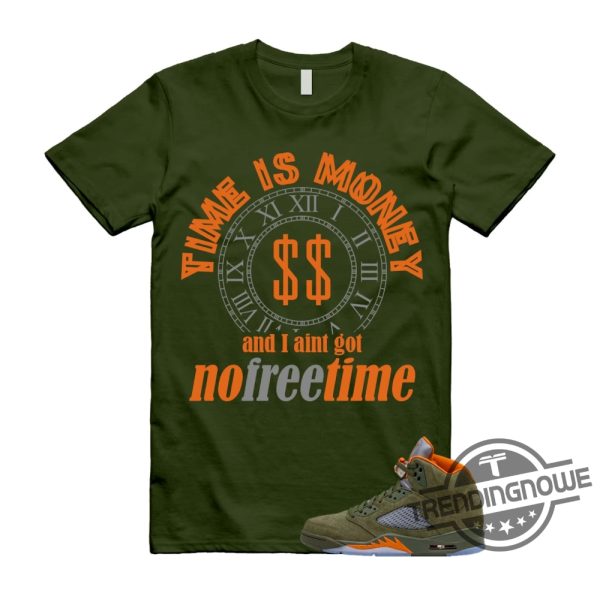 5 Olive Army Solar Orange Shirt Match Free Time Olive Green And Orange Shirt Olive Green 5S Shirt trendingnowe 1