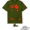 Belly Green Orange Shirt For Air Jordan 5 Olive Green And Orange Shirt Olive Green 5S Shirt trendingnowe 1