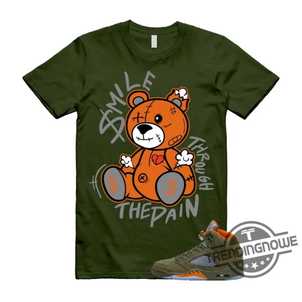 5 Olive Army Solar Orange Shirt Match Sm2 Olive Green And Orange Shirt Olive Green 5S Shirt trendingnowe 1