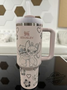 Inspired Stitch And Angel Stanley Tumbler Stitch Stanley Cup Gift For Fan trendingnowe 1