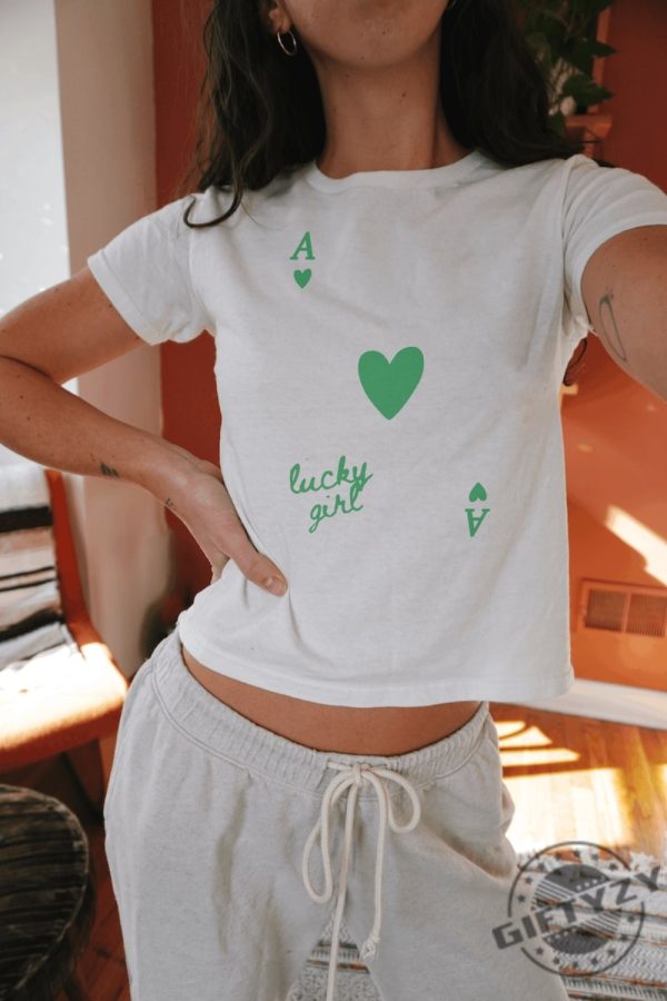 Y2k Baby Coquette Shirt Lucky 90S Baby Tshirt Downtown Girl St Patricks Day Baby Hoodie Lucky Girl Syndrome Sweatshirt Irish Shirt giftyzy 2