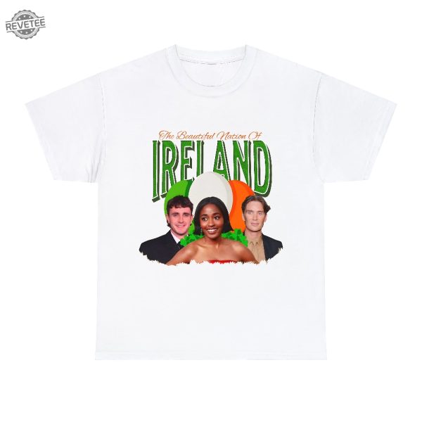 Funny St Patricks Day Shirt Paddys Day Tee Paul Mescal Merch Cillian Murphy Irish Shirt Ayo Edebiri Ireland Meme Tee March Holidays Unique revetee 3