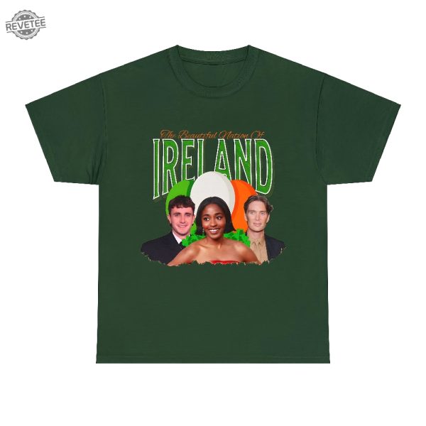 Funny St Patricks Day Shirt Paddys Day Tee Paul Mescal Merch Cillian Murphy Irish Shirt Ayo Edebiri Ireland Meme Tee March Holidays Unique revetee 4