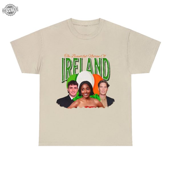 Funny St Patricks Day Shirt Paddys Day Tee Paul Mescal Merch Cillian Murphy Irish Shirt Ayo Edebiri Ireland Meme Tee March Holidays Unique revetee 5