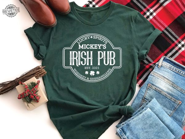 Custom Irish Pub Shirt Vintage Irish Shirt Irish Pub Tee Personalized Irish Shirt Irish Pub Custom Shirt Irish Pub T Shirt Unique revetee 2