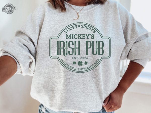 Custom Irish Pub Shirt Vintage Irish Shirt Irish Pub Tee Personalized Irish Shirt Irish Pub Custom Shirt Irish Pub T Shirt Unique revetee 5