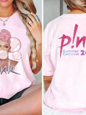 Pnk Pink Singer Summer Carnival 2024 Tour Shirt Pink Fan Lovers Shirt Music Tour 2024 Shirt Trustfall Album Shirt P Nk Tour 2024 Unique revetee 4