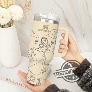 Snow White Princess Stanley Cup Snow White Princess Engraved Stanley Tumbler Birthday Gift For Wife Or Daughter Just Because Friend Gift trendingnowe.com 1