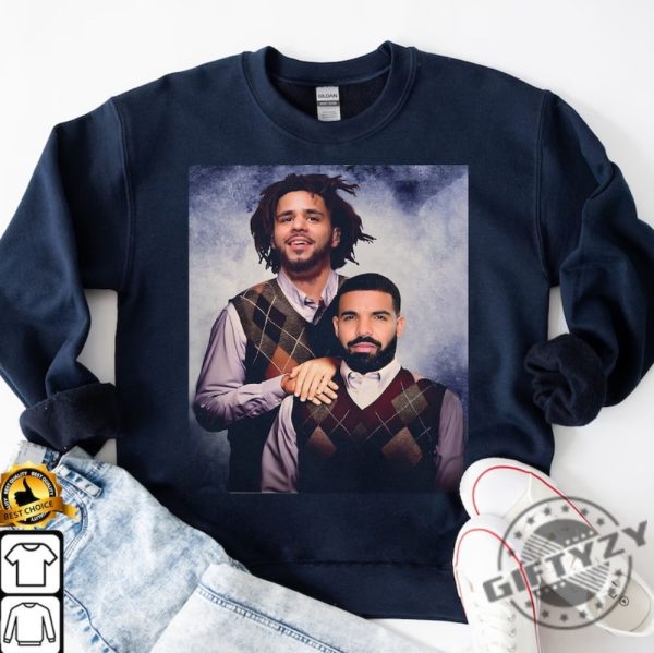 Drake J Cole Step Bros Funny Shirt Gift Fathers Day Sweatshirt Gift For Fan Tshirt Trendy Hoodie Drake J Cole Shirt giftyzy 2