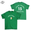 Ireland Personalised Shirt Name Number Adults Kids Baby Family Organic Cotton Irish Rugby Football Sports Ireland Football Shirt Unique revetee 3