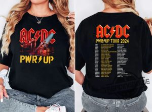 Acdc Pwr Up World Tour 2024 Shirt Rock Band Acdc Shirt Acdc Band Shirt Acdc Band 90S Shirt trendingnowe 1