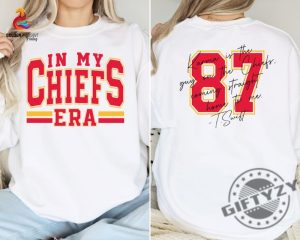 Karma 87 Shirt Karma Is The Guy On The Chiefs Tshirt In My Chiefs Era Travis Kelce Sweatshirt Travis Kelce Football Nfl Hoodie Karma Shirt giftyzy 2