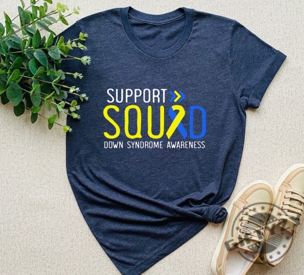 Down Syndrome Support Squad Shirt Down Syndrome Awareness Family Support Tshirt Down Syndrome Day Hoodie Down Syndrome Ribbon Sweatshirt Down Syndrome Shirt giftyzy 1