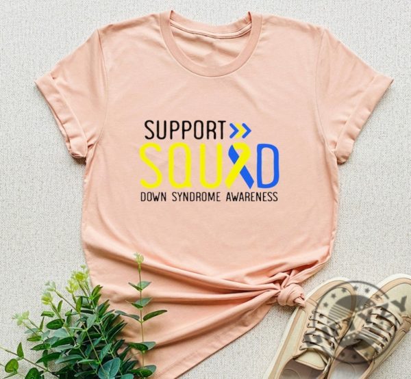 Down Syndrome Support Squad Shirt Down Syndrome Awareness Family Support Tshirt Down Syndrome Day Hoodie Down Syndrome Ribbon Sweatshirt Down Syndrome Shirt giftyzy 2