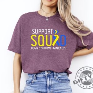 Down Syndrome Support Squad Shirt Down Syndrome Awareness Family Support Tshirt Down Syndrome Day Hoodie Down Syndrome Ribbon Sweatshirt Down Syndrome Shirt giftyzy 3