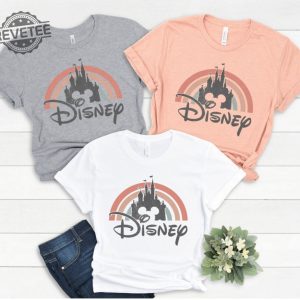 Disney Rainbow Castle Shirt Disney Vintage Disney Family Shirt Disney Castle Shirt Disney Retro Shirtdisney Tshirt Disney T Shirt Women Unique revetee 4
