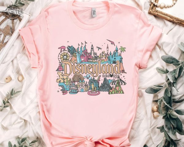 Disneyland Resort Happiest Place On Earth Vintage Shirt Magic Kingdom Holiday Wdw Shirt Disneyland Paris Unique revetee 1