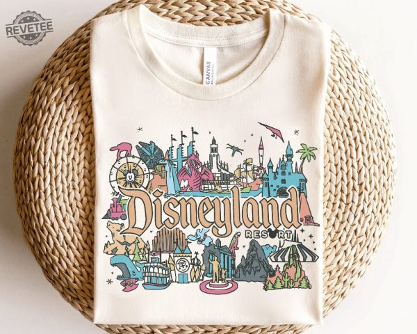 Disneyland Resort Happiest Place On Earth Vintage Shirt Magic Kingdom Holiday Wdw Shirt Disneyland Paris Unique revetee 2