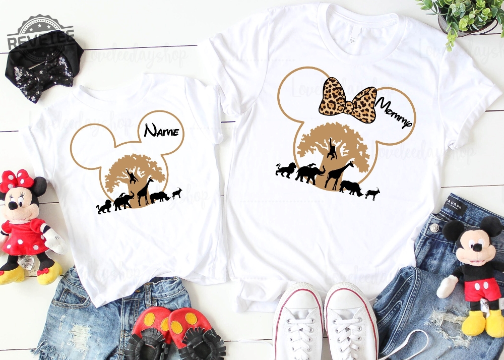 Disney Animal Kingdom Shirts Safari Family Matching Shirts Disney Trip Shirt Disney Birthday Shirt Disneyworld Custom Name Shirt Unique