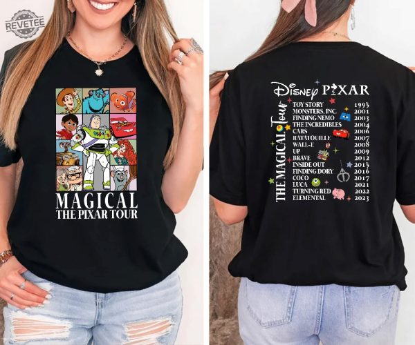 Disney Magical Pixar Tour Shirt Disney Epcot Shirt Disney Cars Eras Tour Shirt Magic Kingdom Shirt Walt Disney World Unique revetee 1