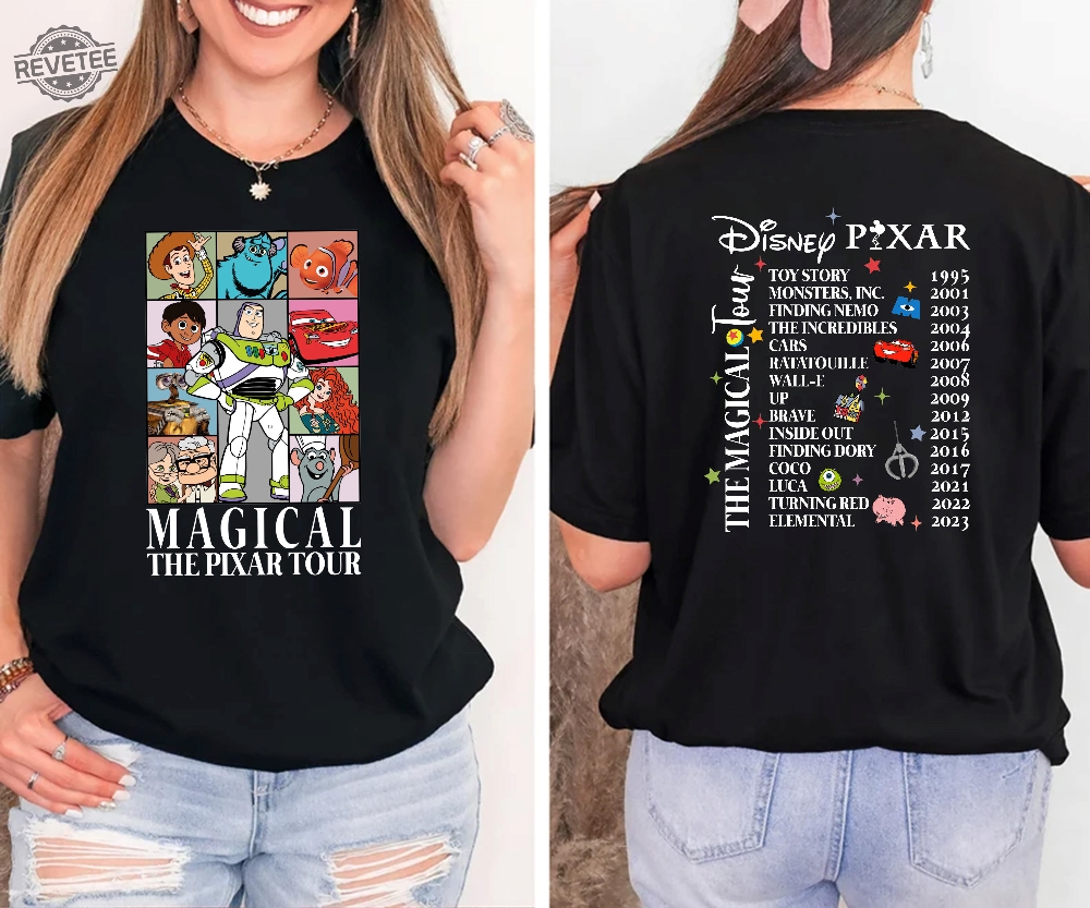 Disney Magical Pixar Tour Shirt Disney Epcot Shirt Disney Cars Eras Tour Shirt Magic Kingdom Shirt Walt Disney World Unique