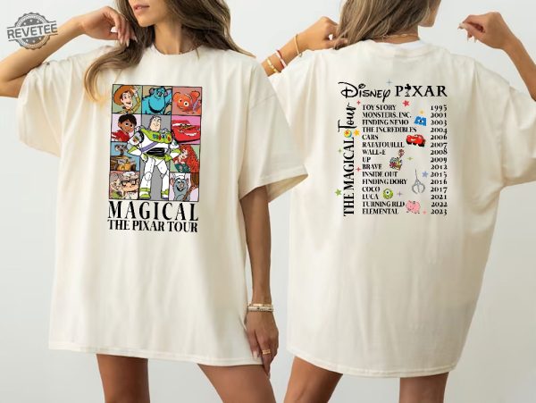 Disney Magical Pixar Tour Shirt Disney Epcot Shirt Disney Cars Eras Tour Shirt Magic Kingdom Shirt Walt Disney World Unique revetee 2