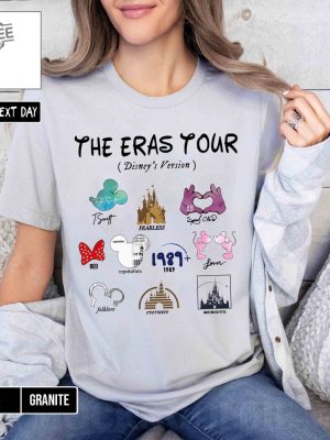 The Eras Tour Shirt Disney Version Shirt Retro Disneyland Castle Shirt Mickey Minnie Eras Tour Shirt Magic Kingdom Shirt Unique revetee 2