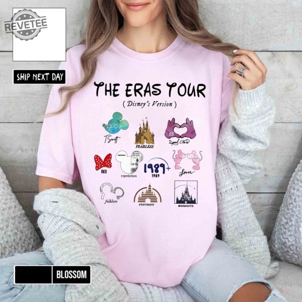 The Eras Tour Shirt Disney Version Shirt Retro Disneyland Castle Shirt Mickey Minnie Eras Tour Shirt Magic Kingdom Shirt Unique revetee 3