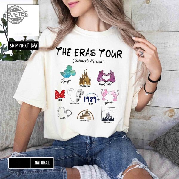 The Eras Tour Shirt Disney Version Shirt Retro Disneyland Castle Shirt Mickey Minnie Eras Tour Shirt Magic Kingdom Shirt Unique revetee 4