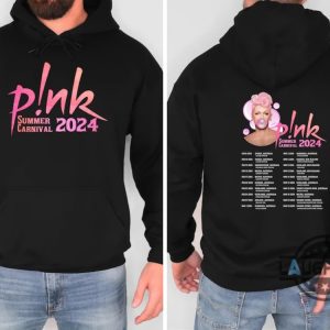 pink singer tshirt sweatshirt hoodie mens womens pnk summer carnival 2024 trustfall album tee pink singer tour music festival long sleeve concert apparel laughinks 4