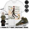 Jordan 5 Olive Shirt Sweatshirt Hoodie Mj Accolades Sneaker Shirt To Match Sneaker Color Military Green trendingnowe 4