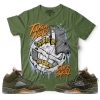 Set Jordan 5 Olive Army Solar Orange Shirt Match Dopeskill Jordan 5 Olive Shirt Sweatshirt Hoodie trendingnowe 5