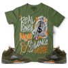 Set Jordan 5 Olive Army Solar Orange Shirt Match Dopeskill Jordan 5 Olive Shirt Sweatshirt Hoodie trendingnowe 8
