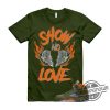 Jordan 5 Olive Army Solar Orange Shirt Match No Love Jordan 5 Olive Shirt Sweatshirt Hoodie trendingnowe 1