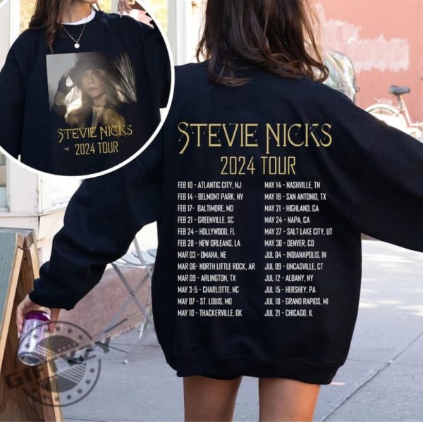 Stevie Nicks 2024 Live In Concert Shirt Vintage Stevie Nicks Sweatshirt Fan Hoodie Stevie Nicks Tshirt Stevie Nicks 2024 Tour Shirt giftyzy 2
