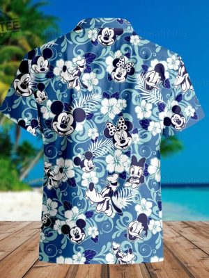 Disney Mickey Mouse Button Shirt Mickey Floral Hawaiian Shirt Mickey Shirt Vintage Mickey Mouse Shirt Mickey Mouse Shirt Women Unique revetee 3