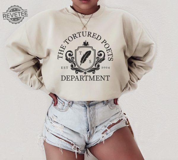 The Tortured Poets Department Sweatshirt Taylor Swift Eras Hoodie Taylor Swift Merch Taylor Swift Hoodie Eras Tour Taylor Swift New Album Unique revetee 4