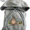 Totoro Ghibli Anime Embroidered Crewneck Sweatshirt Anime Embroidered Hoodies Valentine Gift Unique revetee 1
