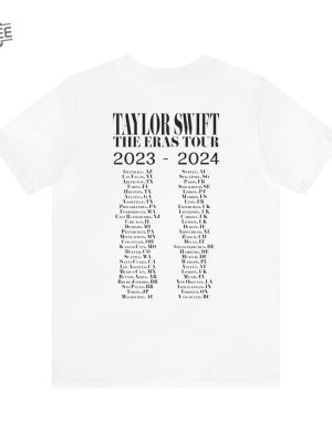 Taylor Swift The Eras Tour Australia Uk London Brazil France 2024 International Shirt Taylor Swift Tour Schedule 2024 Taylor Swift Merch For Kids Unique revetee 5