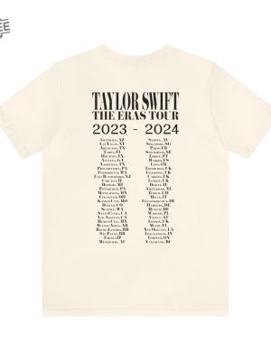 Taylor Swift The Eras Tour Australia Uk London Brazil France 2024 International Shirt Taylor Swift Tour Schedule 2024 Taylor Swift Merch For Kids Unique revetee 7