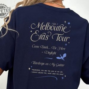 Night Three Melbourne Eras Tour Shirt Unique The Eras Tour Eras Tour Melbourne Eras Tour 2024 revetee 2