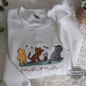 winnie the pooh shirt sweatshirt hoodie embroidered disney cartoon characters shirts personalized honey bear and friends tee tigger piglet eeyore embroidery laughinks 6