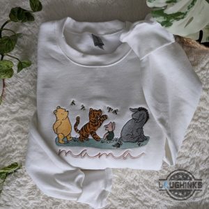 winnie the pooh shirt sweatshirt hoodie embroidered disney cartoon characters shirts personalized honey bear and friends tee tigger piglet eeyore embroidery laughinks 9