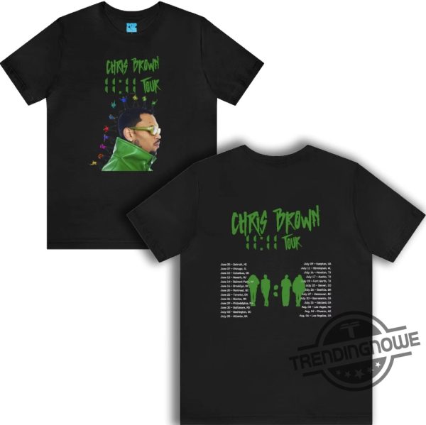 Chris Brown Shirt Chris Brown Tour 2024 Shirt 11 11 Tour Chris Brown 2024 T Shirt Sweatshirt Hoodie Gift For Fan trendingnowe 2