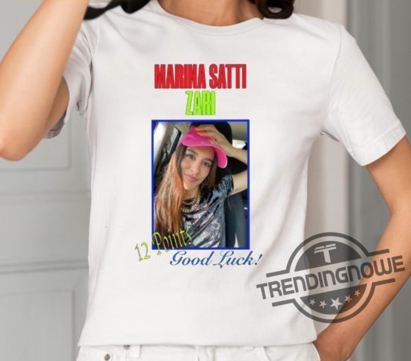 Marina Satti Zari 12 Points Good Luck Shirt trendingnowe.com 1